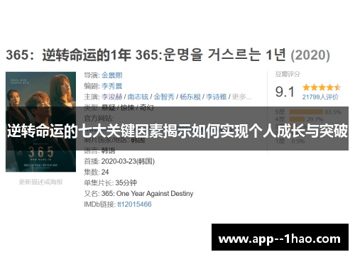逆转命运的七大关键因素揭示如何实现个人成长与突破
